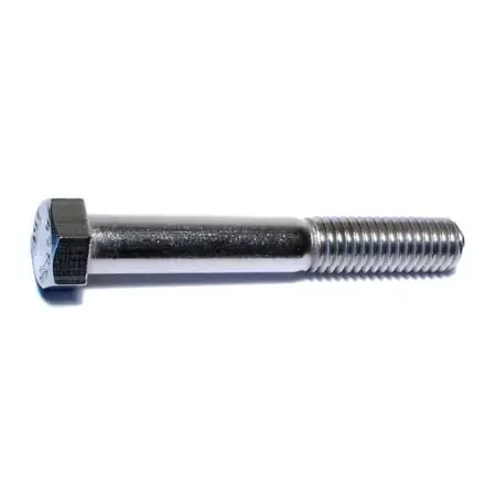 7/16-14 X 3 Inch Stainless Steel Coarse Thread Hex Cap Screws - 18-8 Grade