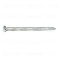10 X 3 Zinc Phillips Pan Sheet Metal Screws - Durable Fasteners For Various Applications
