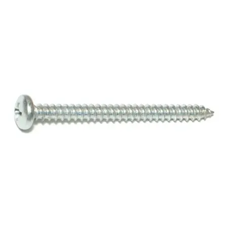 14 X 3 Zinc Plated Steel Phillips Pan Head Sheet Metal Screws - Smsps-619