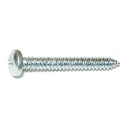 14 X 2 Zinc Plated Steel Phillips Pan Head Sheet Metal Screws - Smsps-604
