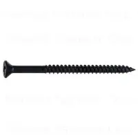 6 X 2" Black Phosphate Steel Phillips Flat Head Twinfast Wood Screws Csfs-047