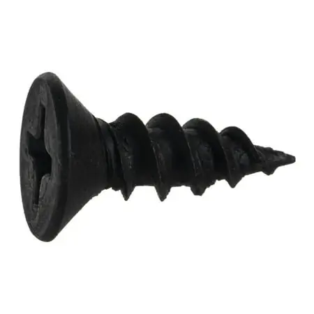 8 X 1/2 Black Phillips Flat Twinfast Wood Screws Csfs-065 (100 Pcs)