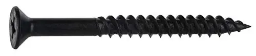 10 X 2 Black Phosphate Steel Phillips Flat Head Twinfast Wood Screws