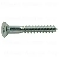 16 X 2 Zinc Phillips Flat Wood Screws - Durable And Versatile Fasteners