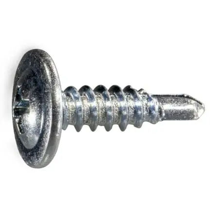 8-18 X 5/8 Zinc Plated Steel Modified Truss Self-drilling Screws