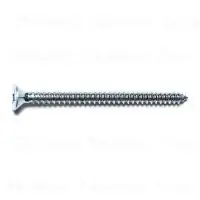 14 X 3-1/2 Zinc Phillips Flat Sheet Metal Screws - Durable Fasteners For Various Applications