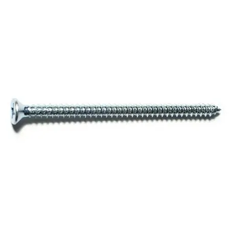 14 X 4 Zinc Plated Steel Phillips Flat Head Sheet Metal Screws