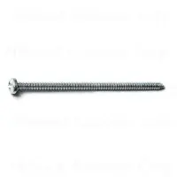 6 X 3 Zinc Plated Steel Phillips Pan Head Sheet Metal Screws (100 Pcs.)