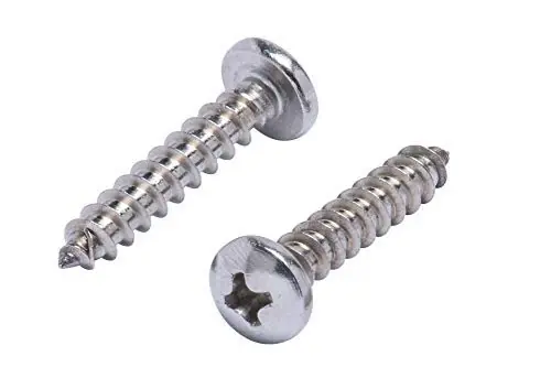 12-14 X 1-1/2 Zinc Plated Steel Phillips Pan Head Self-drilling Screws