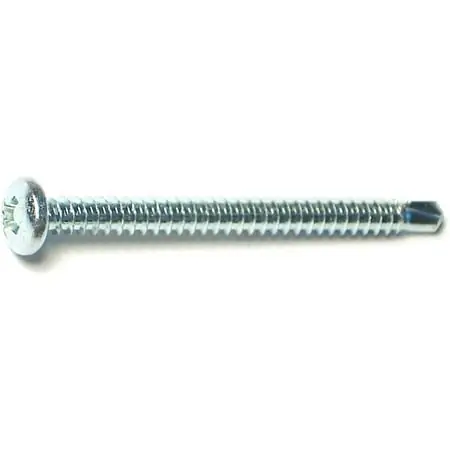 8 X 2 Zinc Phillips Pan Self-drilling Screws - Box Of 100