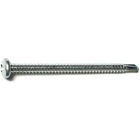 12 X 3 Zinc Phillips Pan Self-drilling Screws - Box Of 100