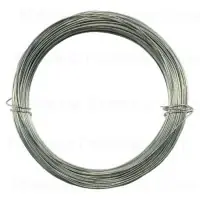 28 Gauge X 100 Feet Galvanized Wire For Fencing And Crafting Projects