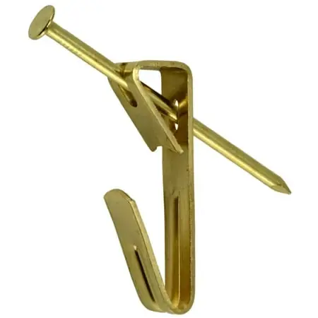 100 Lbs Brass Picture Hangers For Secure Wall Mounting - Heavy Duty