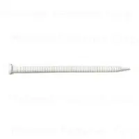 1-5/8 Inch White Painted Steel Panel Flat Head Nails