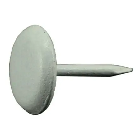 17 Gauge X 1/2 Inch White Steel Upholstery Nails - Durable And Versatile Fasteners