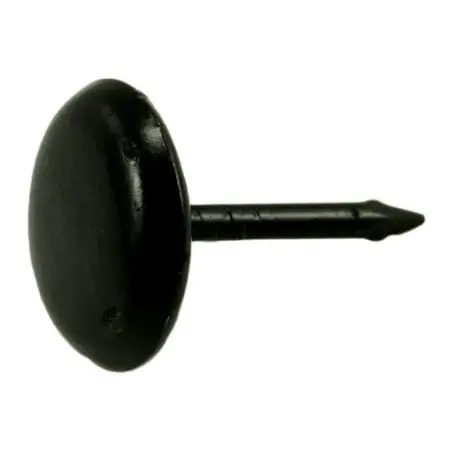 17 Gauge X 1/2 Inch Black Steel Upholstery Nails - Durable Upholstery Fasteners