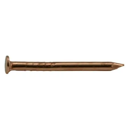 17 Gauge X 3/4 Inch Copper-plated Weather Strip Flat Head Nails