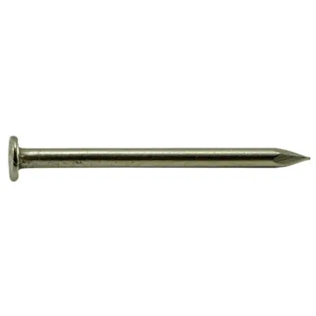 17 Gauge X 7/8 Inch Stainless Steel Wire Flat Head Nails - 18-8 Grade