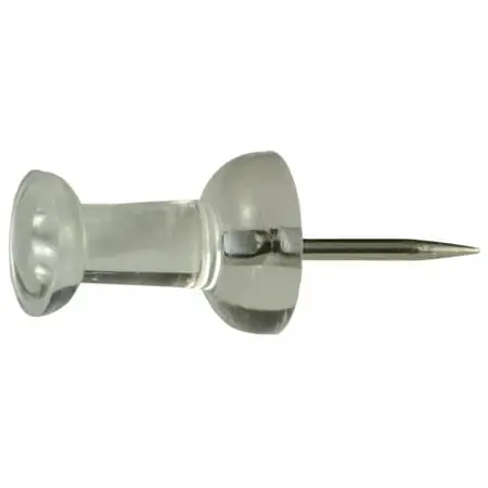Clear Plastic Push Pins - Durable And Versatile For Home And Office Use