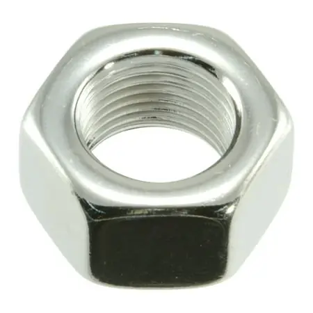 5/8 -18 Polished 18-8 Stainless Steel Grade 5 Fine Thread Hex Nuts (3 Pcs.)