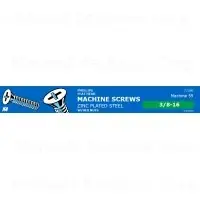 Flat Machine Screws & Nuts Assortment - Midwest Collection