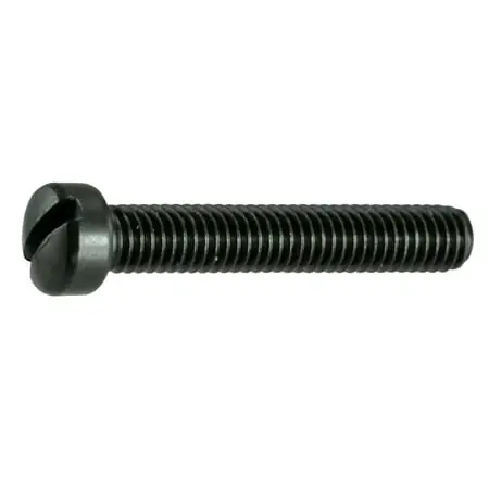 8-36 X 1 Black Oxide Slotted Fillister Head Gun Screws (5 Pcs.)