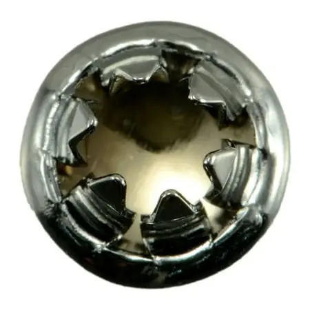 1/4 Chrome Plated Steel Flush Head Hole Plugs Hlplg-065 (20 Pcs.)