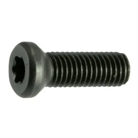 6-48 X 3/8 Black Oxide T-10 Star Drive Weaver Oval Head Gun Screws (12 Pcs.)
