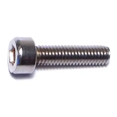 3mm-0.5 X 12mm Stainless A2-70 Hex Socket Cap Screws (10 Pcs.)
