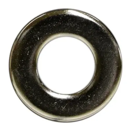 3/8 X 13/32 X 13/16 Polished 18-8 Stainless Steel Sae Flat Washers (8 Pcs.)