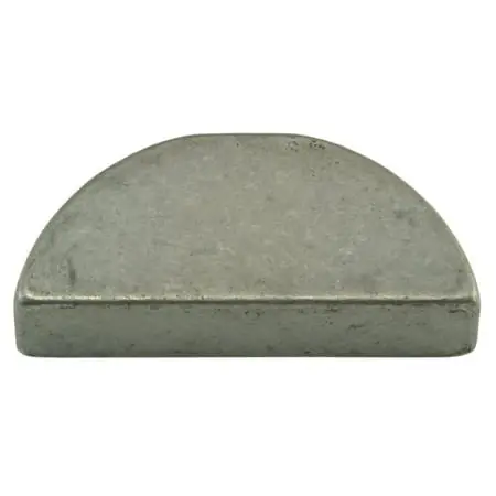 3/8 X 7/16 X 1 Zinc Plated Steel 152 Woodruff Keys Wks-177 (4 Pcs.)