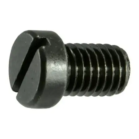 8-40 X 1/4 Black Oxide Slotted Fillister Head Gun Screws (10 Pcs.)