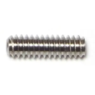 10-24 X 5/8 18-8 Stainless Hex Socket Headless Set Screws Sssss-098 (15 Pcs.)