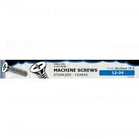 12-24 Phillips Flat Machine Screws Stainless Steel Assortment - Midwest Collection
