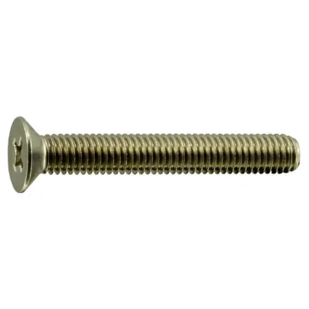 5mm-0.80 X 35mm A2 Stainless Steel Phillips Flat Head Machine Screws