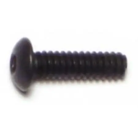 6-32 X 1/2 Plain Button Head Socket Cap Screws Scbs-005 (10 Pcs.)