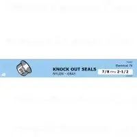 Gray Nylon Knock Out Seals Midwest Assortment - Durable And Versatile Sealing Solution