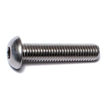 10mm-1.5 X 45mm A2 Stainless Button Head Hex Socket Cap Screws (2 Pcs.)