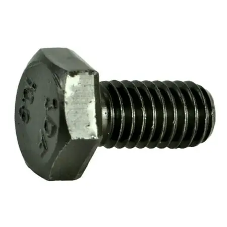 6mm-1.0 X 12mm Plain Class 10.9 Steel Coarse Thread Hex Cap Screws (25 Pcs.)