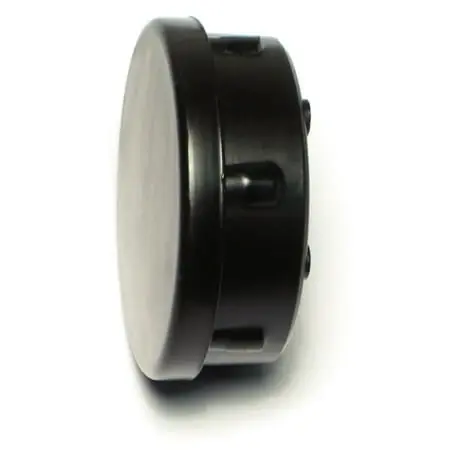 1-1/2 X 18 Gauge Round Black Plastic Furniture Tips Ftip-138 (4 Pcs.)