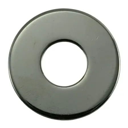 7/16 X 1/2 X 1-1/4 Chrome Grade 2 Uss Flat Washers Flwsrs-157 (10 Pcs.)