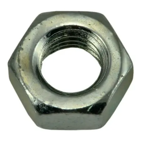 5mm-0.8 Zinc Plated Class 8 Steel Coarse Thread Left Hand Nuts (20 Pcs.)