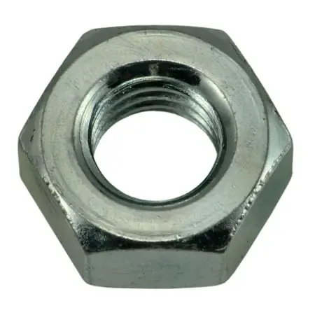 6mm-1.0 Zinc Plated Class 8 Steel Coarse Thread Left Hand Nuts (15 Pcs.)