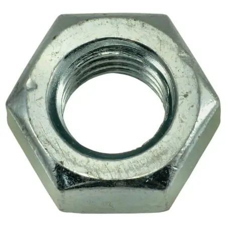 12mm-1.75 Zinc Plated Class 8 Steel Coarse Thread Left Hand Nuts (8 Pcs.)
