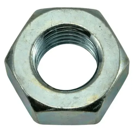 14mm-2.0 Zinc Plated Class 8 Steel Coarse Thread Left Hand Nuts (6 Pcs.)