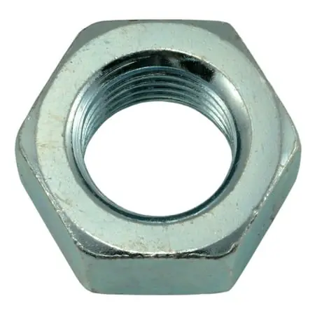 20mm-2.5 Zinc Plated Class 8 Steel Coarse Thread Left Hand Nuts (4 Pcs.)