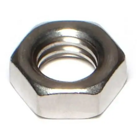3/8 -16 X 5/8 18-8 Stainless Steel Coarse Thread Jam Nuts Jnss-105 (12 Pcs.)