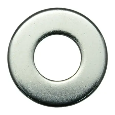 10 X 1/4 X 9/16 Chrome Grade 2 Uss Flat Washers Flwsrs-070 (10 Pcs.)