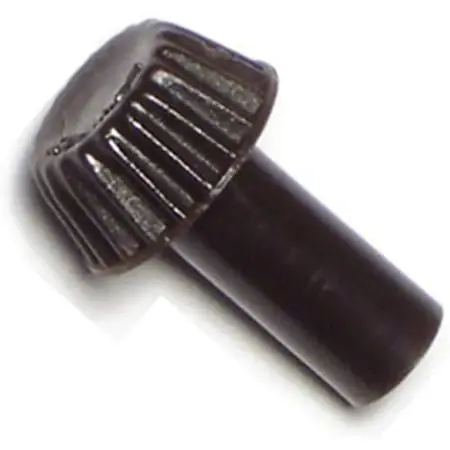 6-32 Thread Plastic Lamp Turn Knobs - Black - Pack Of 10