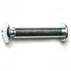 5/16 X 1-1/2 Zinc Plated Steel Screw Post With Screws - 8 Pieces